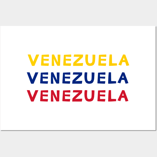 Venezuela Tricolor Wall Art by yayor